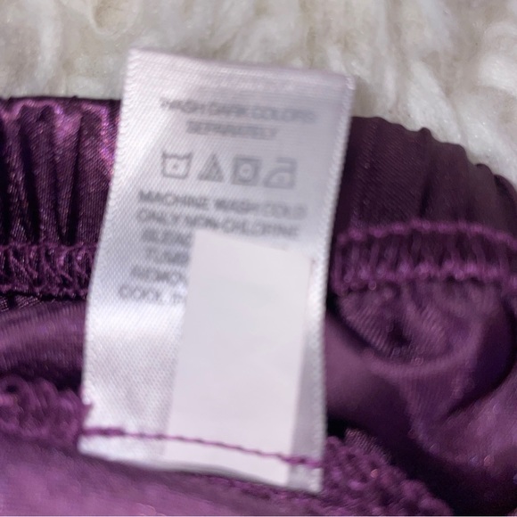 Pajamagram Satin Pajama Set Purple Ultra Soft sz Small - Picture 15 of 15